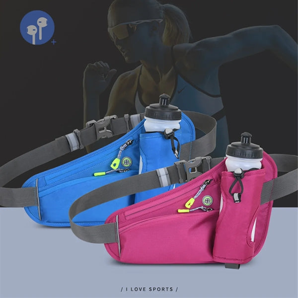 Breathable Lightweight Waist Bags With Water Bottle Holder