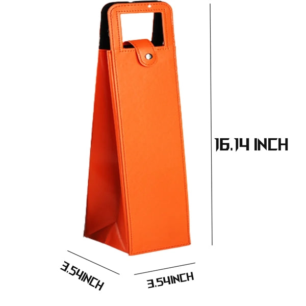 Leather Durable Portable Wine Bottle Carrier