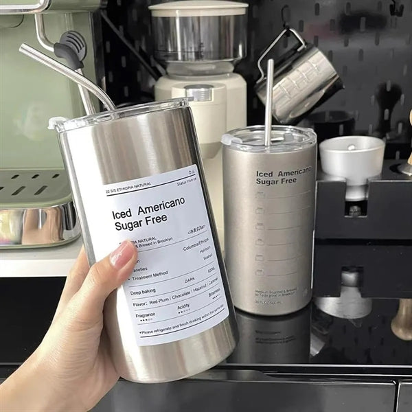 Creative Iced Americano Insulated Tumbler Coffee Cup