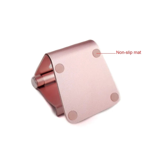 Adjustable Cell Phone Stand Aluminum Desktop Compatible