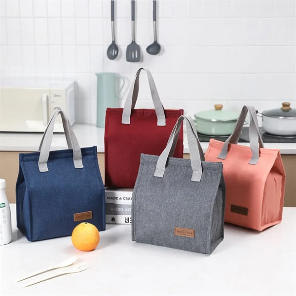 Oxford Cloth Lunch Bag,Insulated Aluminum Foil Interior