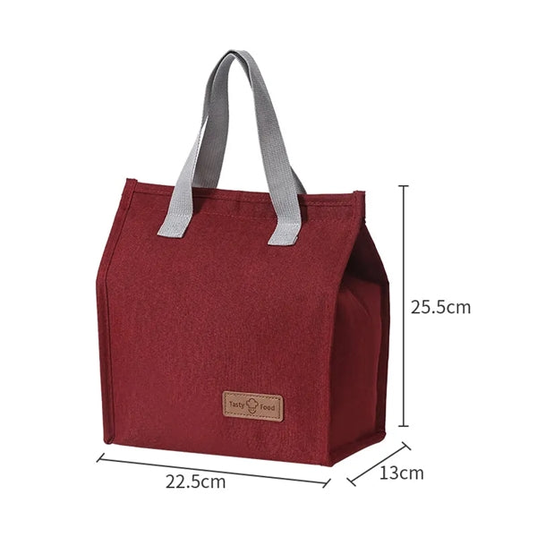 Oxford Cloth Lunch Bag,Insulated Aluminum Foil Interior