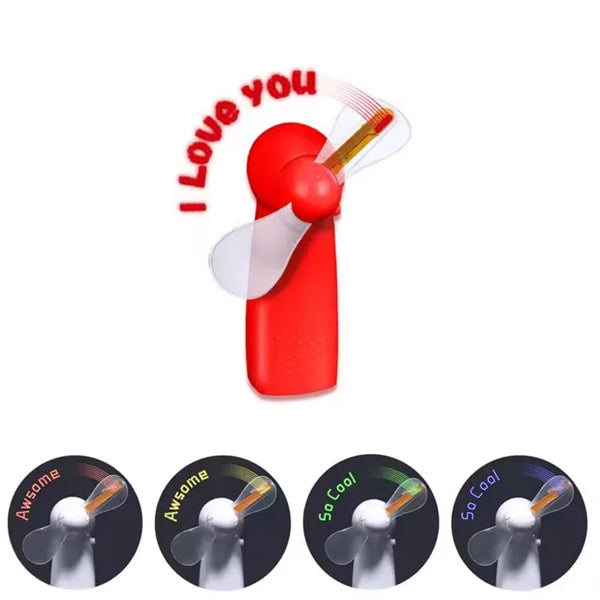 LED Lighted Message Fan