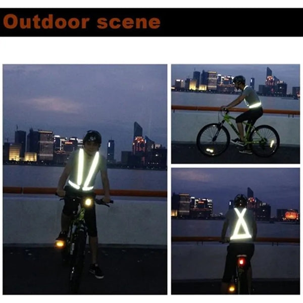 Adjustable Elastic Reflective Safety Belt