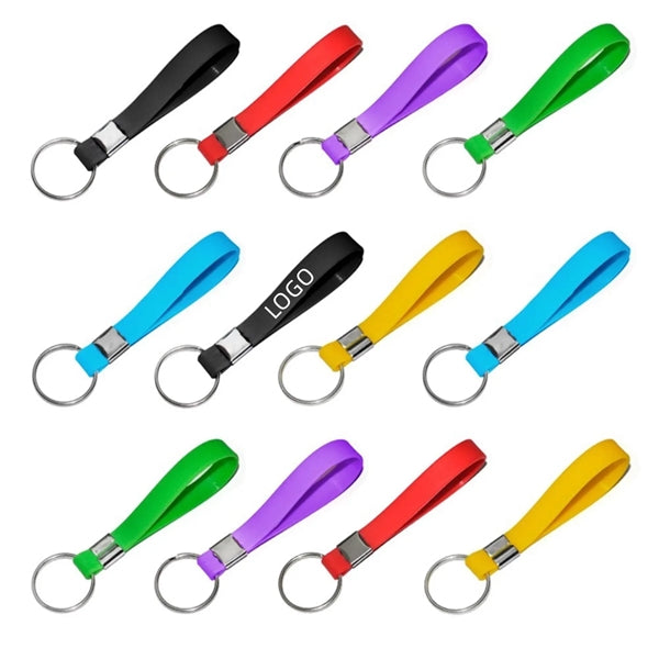 Silicone Keychain Wristband