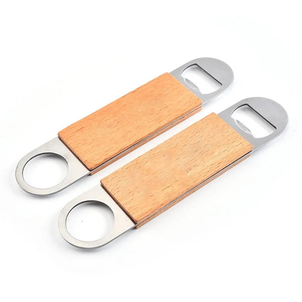 Laser Etched Wooden Bottle Opener