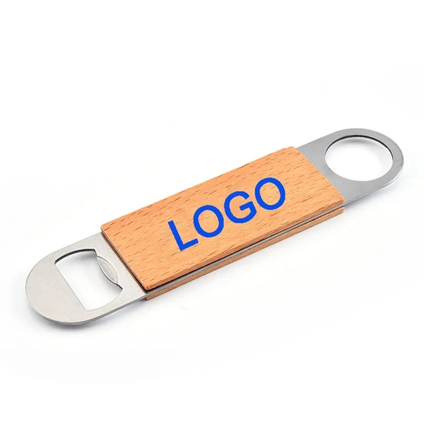 Laser Etched Wooden Bottle Opener