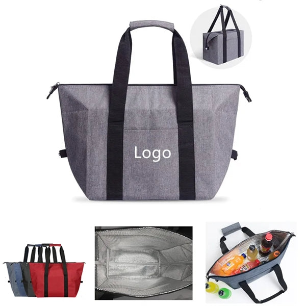 20L Collapsible Travel Insulated Cooler Grocery Bag