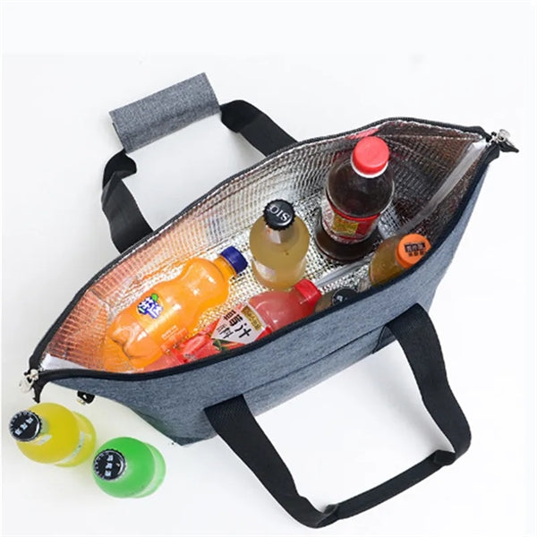 20L Collapsible Travel Insulated Cooler Grocery Bag