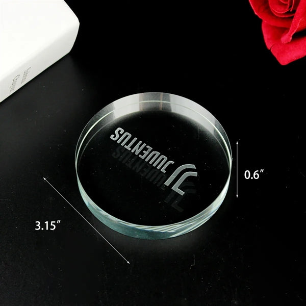 Size Shape Crystal Glass Paperweight