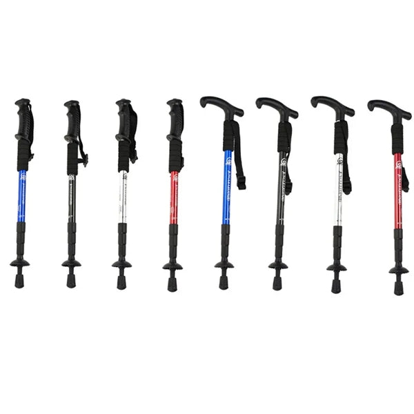 Walking Trekking Hiking Poles Anti Telescopic Collapsible