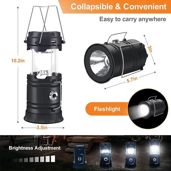 Camping Lantern Power Outages Emergency Collapsible Lights