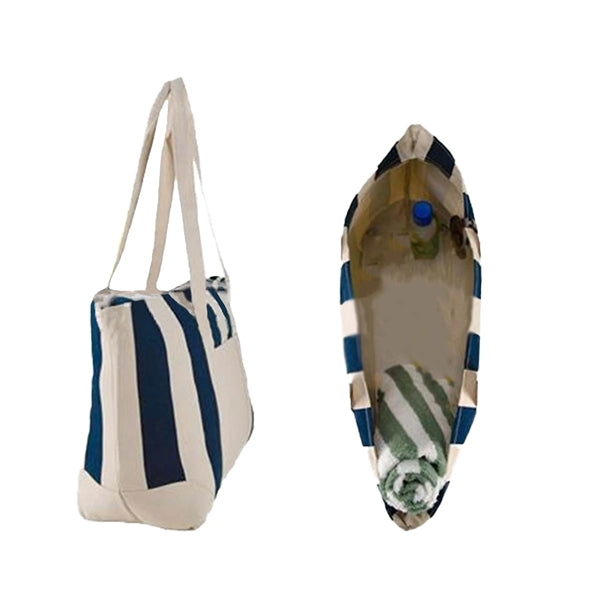 Striped Tote Bag