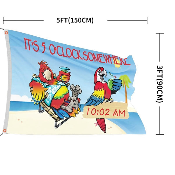 3' X 5' Custom Digital Printing Polyester Flag