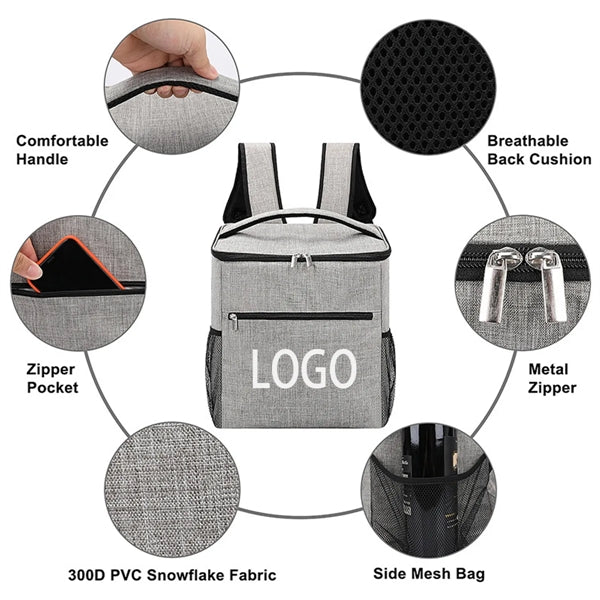 Cooler Lunch Backpack Tote Bag