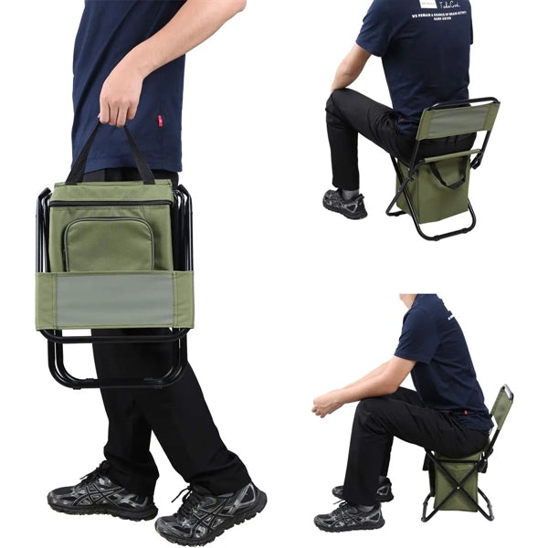Fishing Chair with Cooler Bag