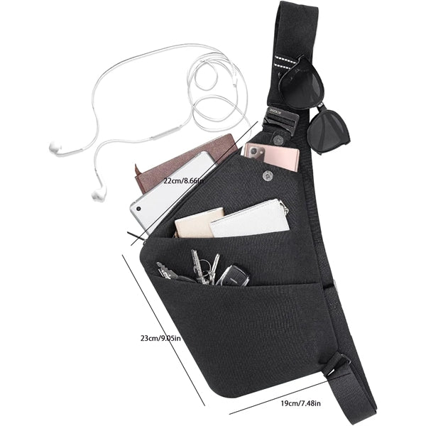 Outdoor Sport Travel Hiking Crossbody Shoulder Pack Bag