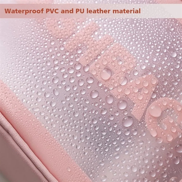 Translucent Toiletry Bag with with Handy Handle