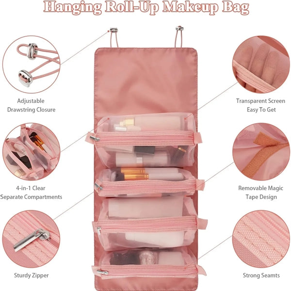 4 In 1 Removable Portable Cosmefic Bag