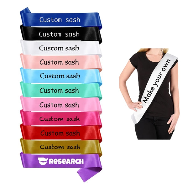 Satin Sashes
