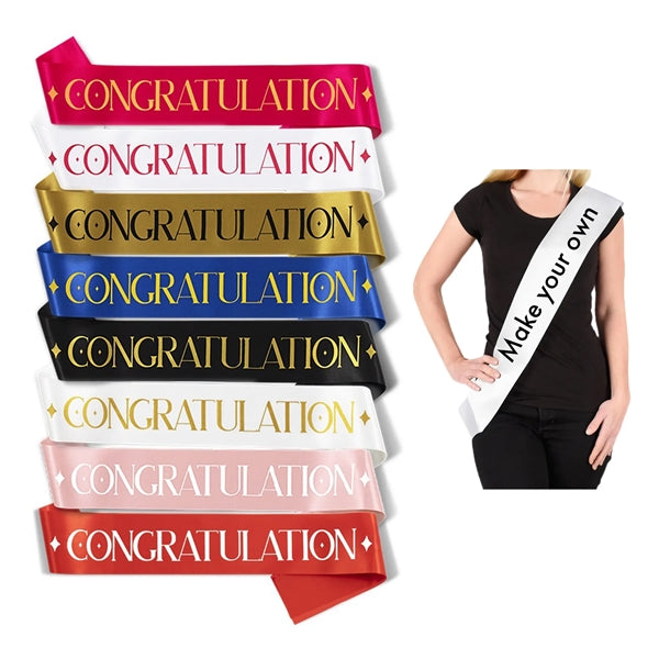 Satin Sashes