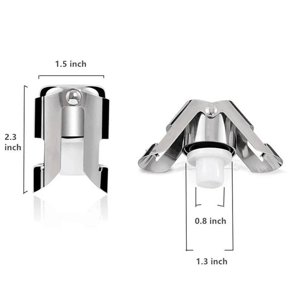 Durable Stainless Steel Champagne Cork Stopper