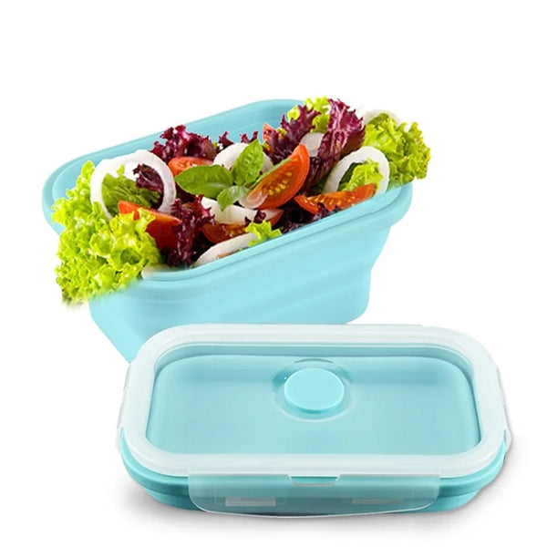 12OZ Silicone Foldable Collapsible Lunch Bento Box