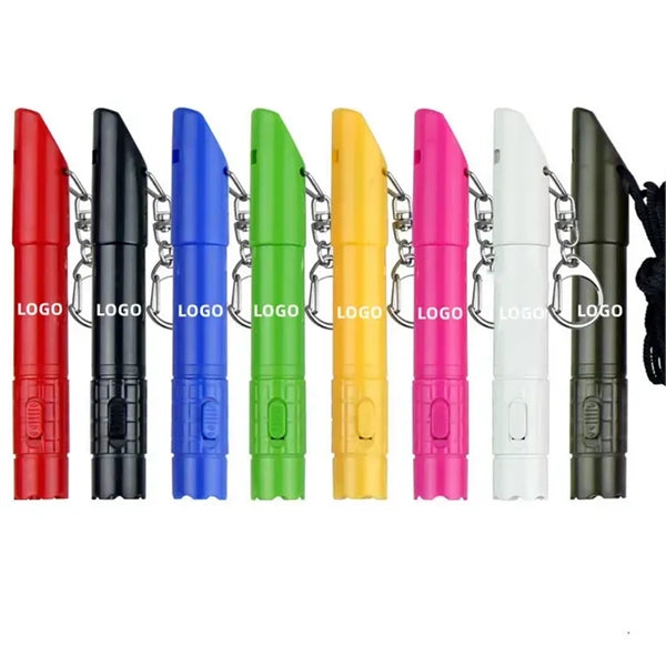 Whistle Flashlight Ballpoint Pens