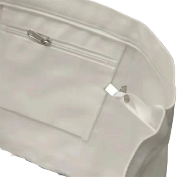Large Zip Canvas Tote Bag