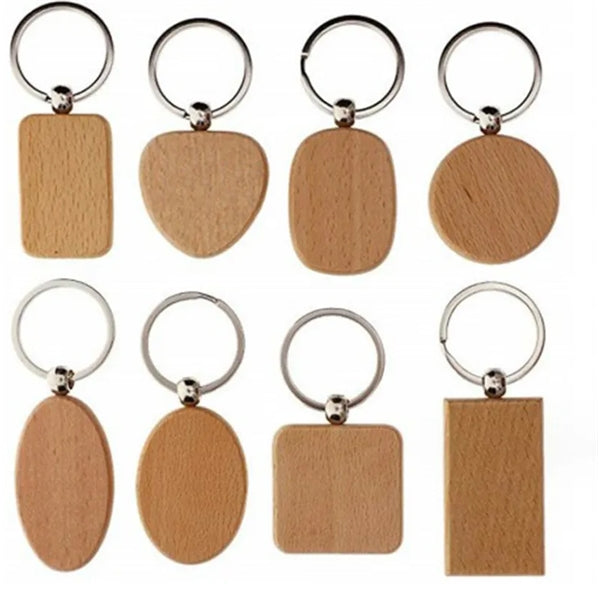Creative wooden keychain