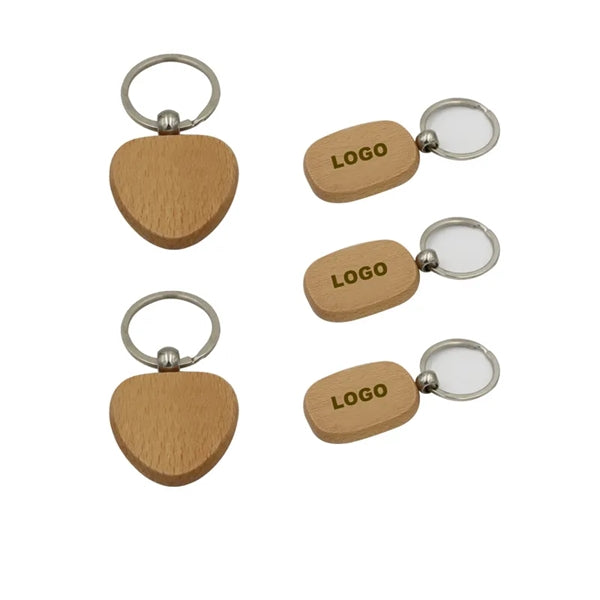 Creative wooden keychain