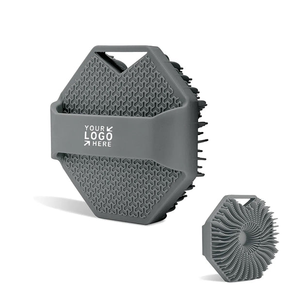 Portable Polygonal Exfoliating Silicone Body Scrubber