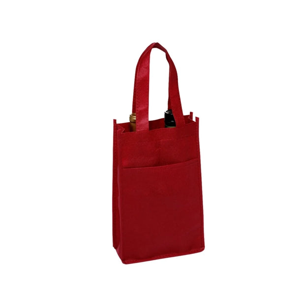 Non-Woven Two Bottle Wine Bag