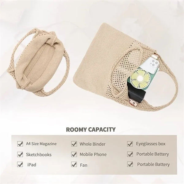 Knit Summer Tote Bag