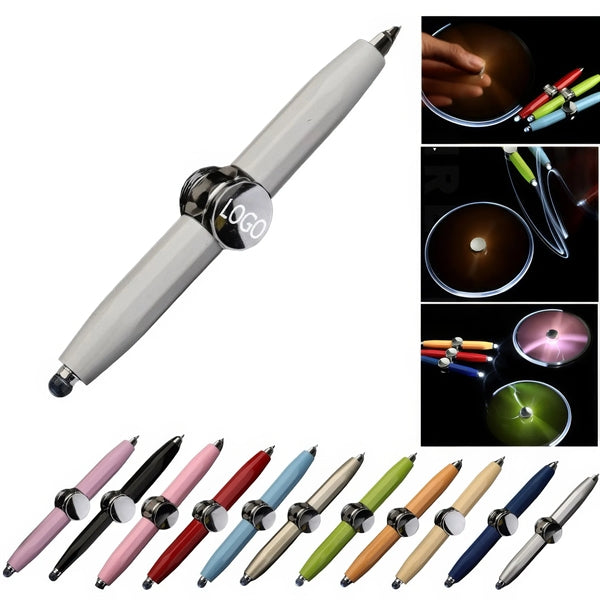 LED Light Decompression Spinning Pen