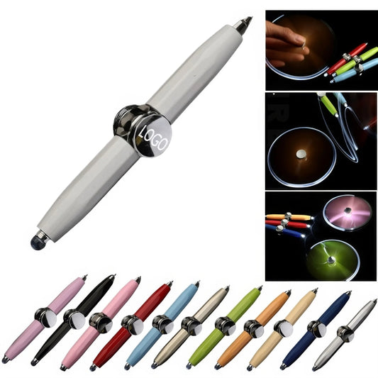 LED Light Decompression Spinning Pen