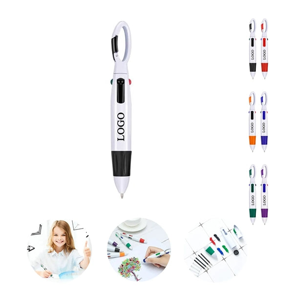 Mountaineering Buckle 4-Color Ballpoint Pen