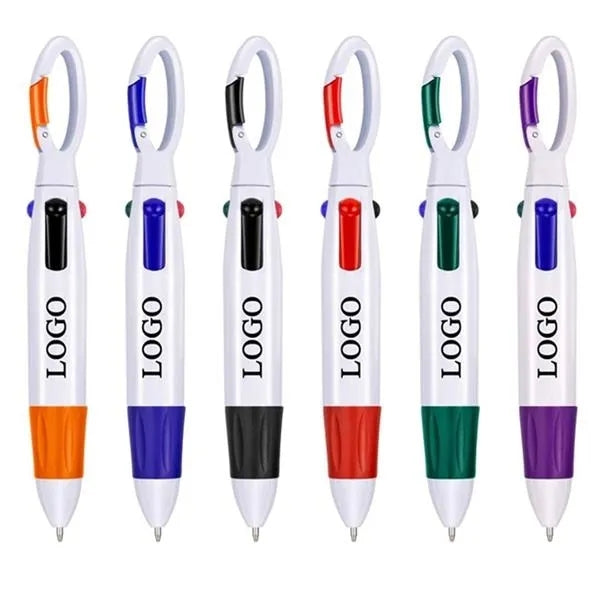 Mountaineering Buckle 4-Color Ballpoint Pen