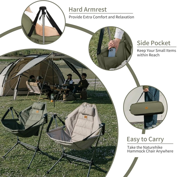 Folding Relaxed Outdoor Camping Rocking Chair