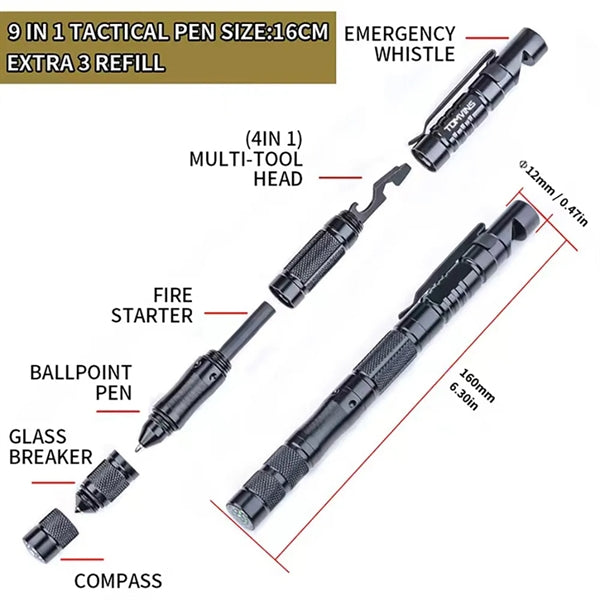 Multifunctional Tactical Pen