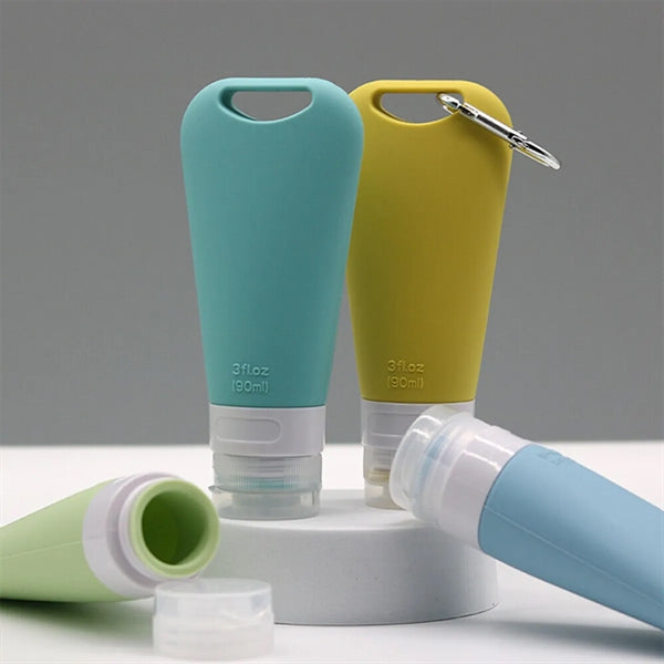 Squeezable Refillable Customized Colors Toiletries Container