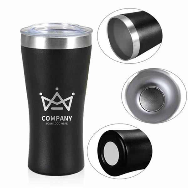 Insulated Stainless Steel Beer Tumbler 6 oz. with Lid
