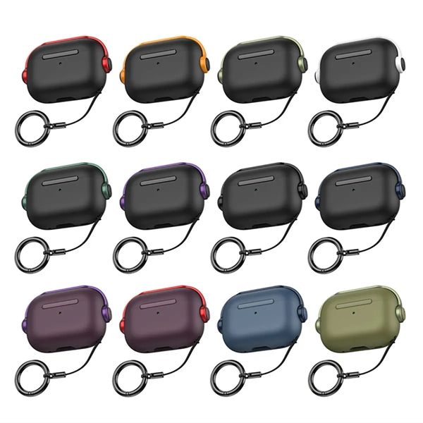 Silicone Shockproof Protective AirPods Case with Lanyard