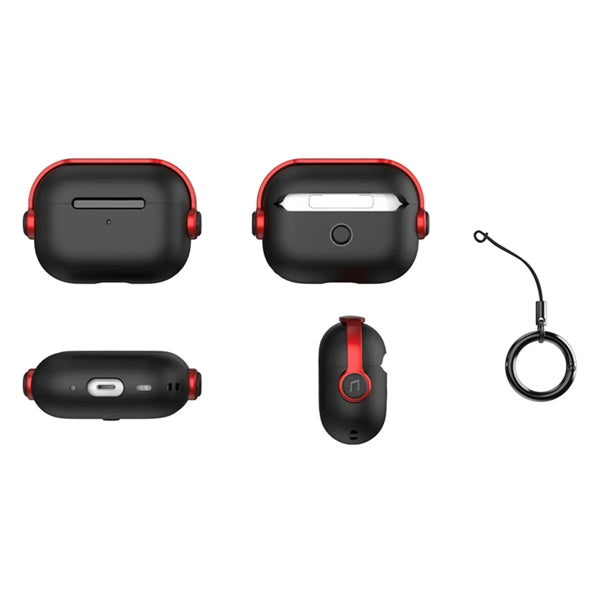 Silicone Shockproof Protective AirPods Case with Lanyard