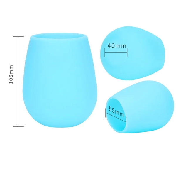 Unbreakable Silicone Wine Glasses