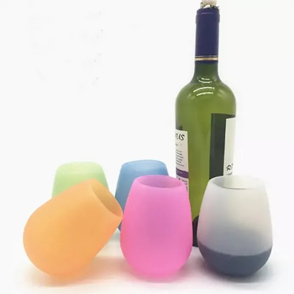 Unbreakable Silicone Wine Glasses