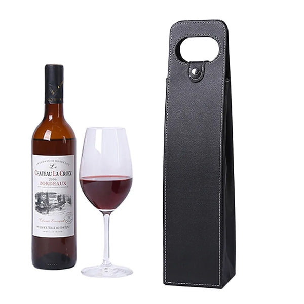 Leather Wine Tote Bags