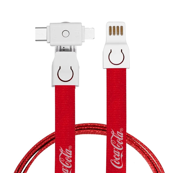 Wildrose Lanyard, 3 in1 Charging Cable with USB Tip