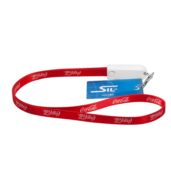 Wildrose Lanyard, 3 in1 Charging Cable with USB Tip