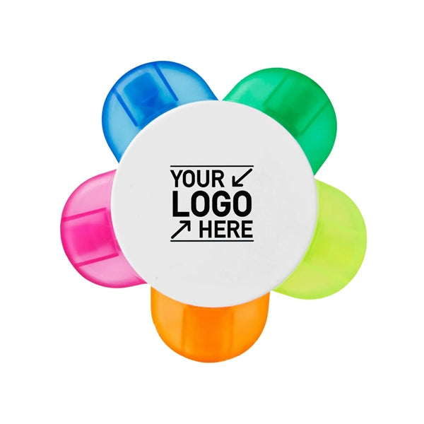 Flower Shape Five Color Highlighter